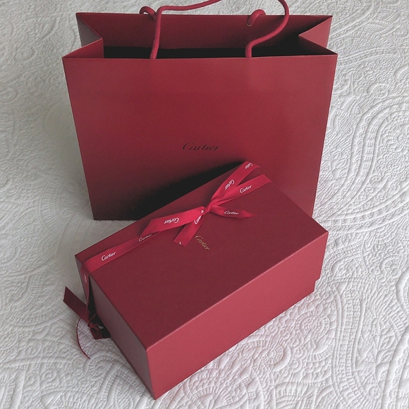 Cartier Box + Shopping Bag - Picture 1 of 13